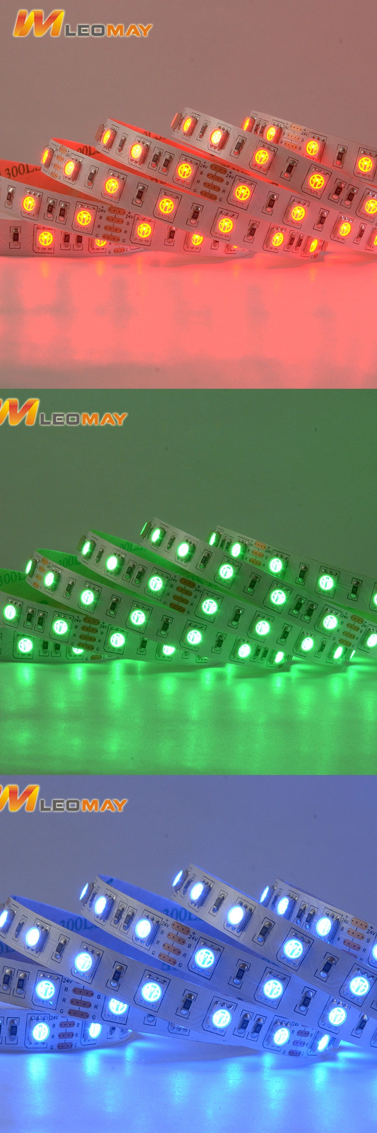 Wholesale Led Strip Light CE RoHS UL 14.4w 5050 RGB Led Strip 12V Flexible Led Strip