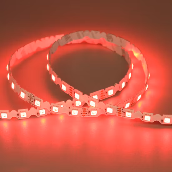 Mini 5mm 6mm 7mm Larghezza SMD 2835 S Forma Zig Zag Flessibile flessibile Illuminazione al neon Striscia LED per segnaletica Cartello Canale LED Lettera