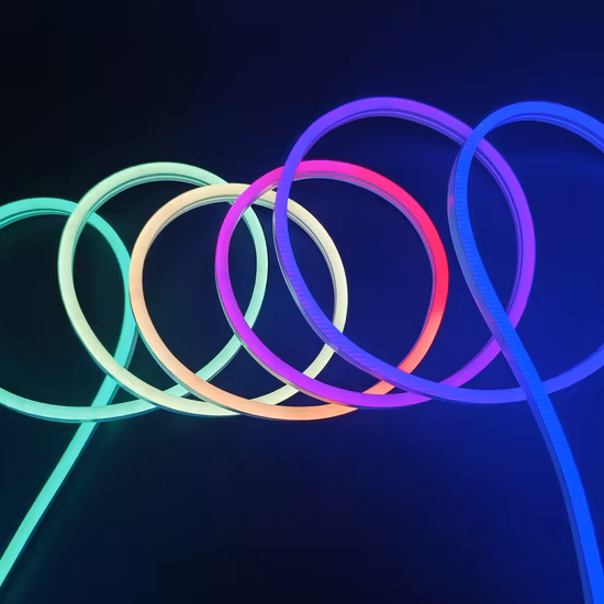 Kit luce di striscia al neon LED RGB di vendita calda 06 * 13mm